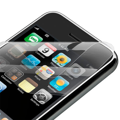 Philips Polycarbonate Leather Hard Case for iPhone 3G 3GS - Black - NEW