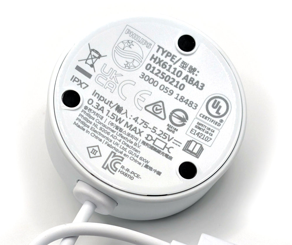 Philips USB charging base for Sonicare - HX6110 - White ( see full ad)