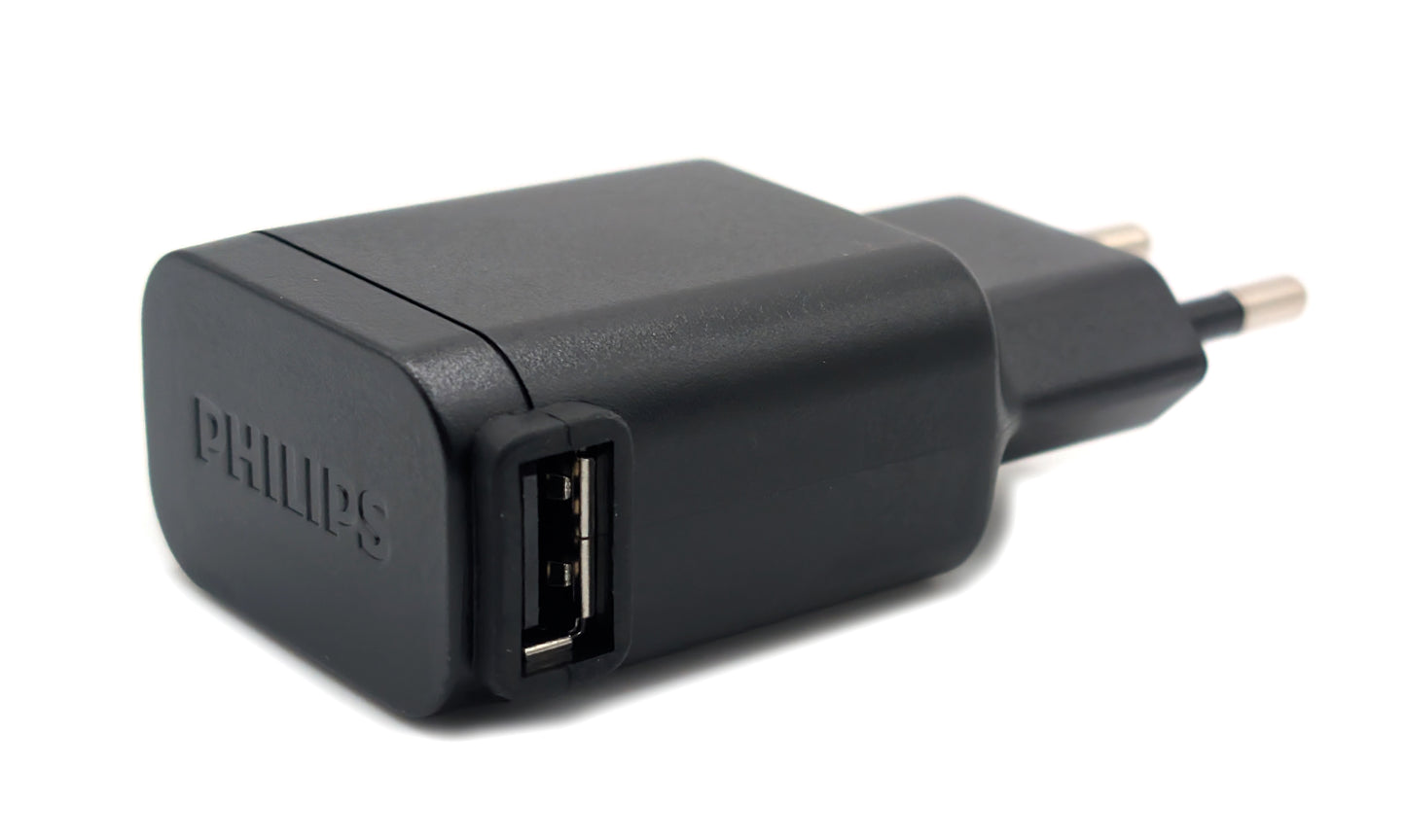 Philips Black EUROPEAN 2 pin USB charger for Sonicare Toothbrushes (EU not uk)