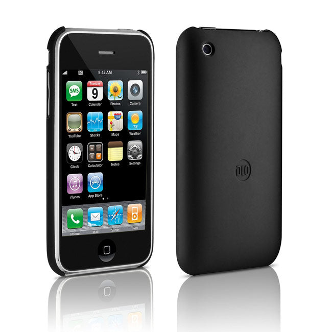 Philips Matte Black Snap-On Hard Case for iPhone 3G 3GS - NEW